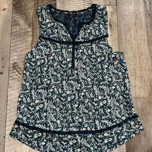 LUCKY BRAND sleeveless‎ top size large - Picture 1 of 7